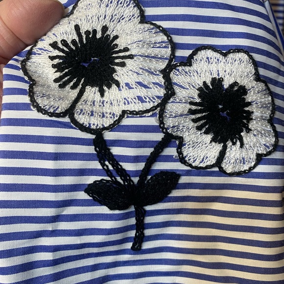 ELIZA J Women's Halter Fit and Flare Dress With Embroidered Flowers - Picture 9 of 16